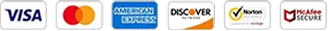 Visa, Mastercard, PayPal, Amex